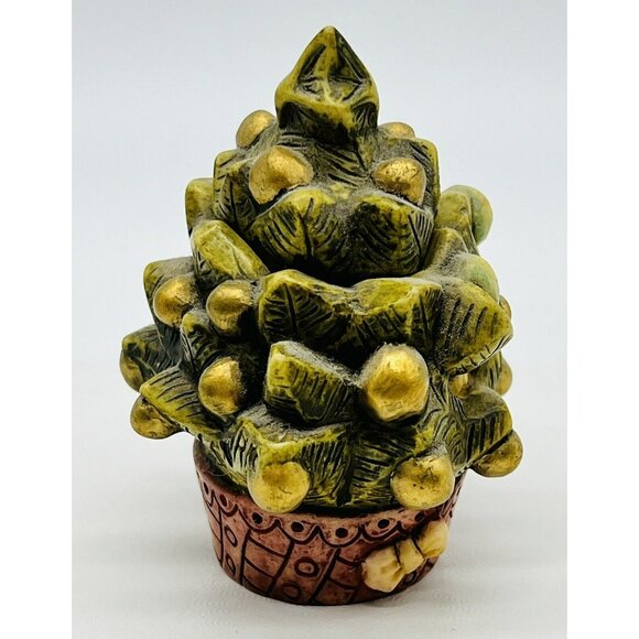 Harmony Ball Pot Bellys Green Gleamer Christmas Tree Seasonal Figurine 2002 - Picture 2 of 8